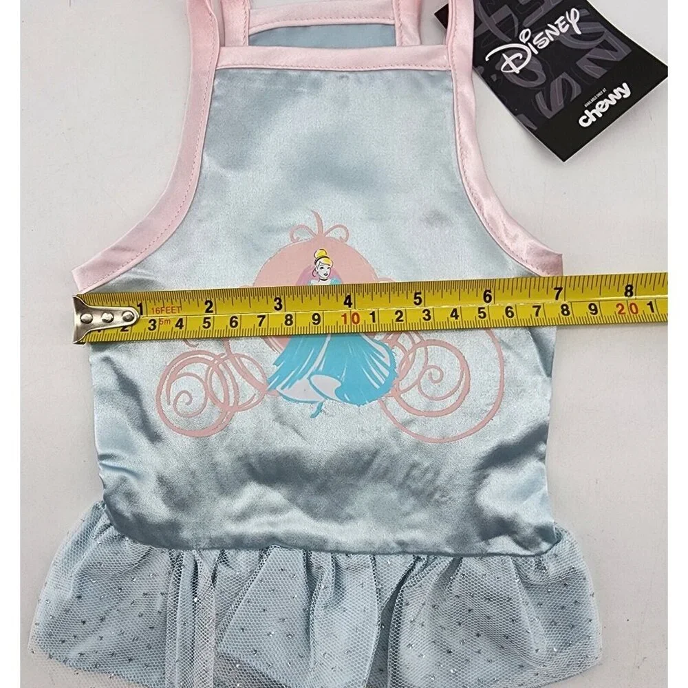 NEW Disney for Chewy Pet Apparel Dog/Cat Cinderella Princess Tulle Dress Size XS